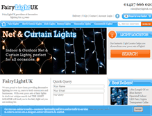 Tablet Screenshot of fairylightuk.com